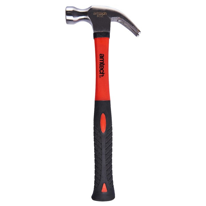 Amtech 8oz (225g) Claw hammer with fibreglass shaft A0240