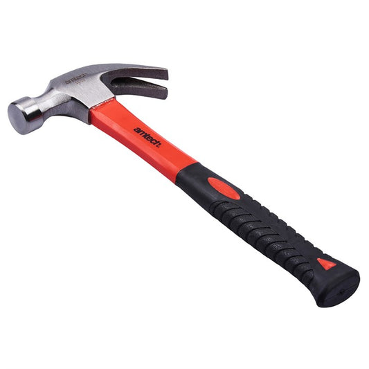 Amtech 16oz (450g) Claw hammer with fibreglass shaft A0250