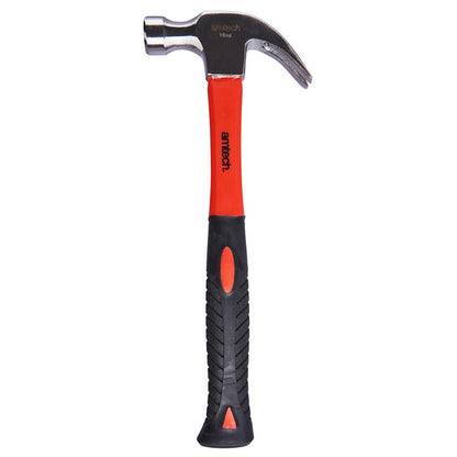 Amtech 16oz (450g) Claw hammer with fibreglass shaft A0250