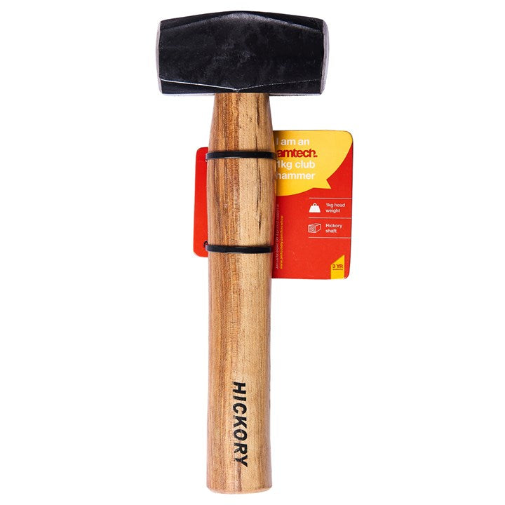 Amtech 35oz (1kg) Club hammer with hickory handle A0500