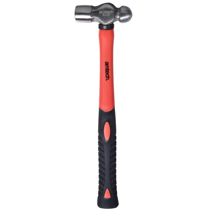 Amtech 8oz (225g) Ball pein hammer with fibreglass shaft A0670