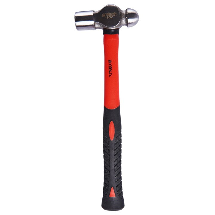 Amtech 16oz (450g) Ball pein hammer with fibreglass shaft A0680