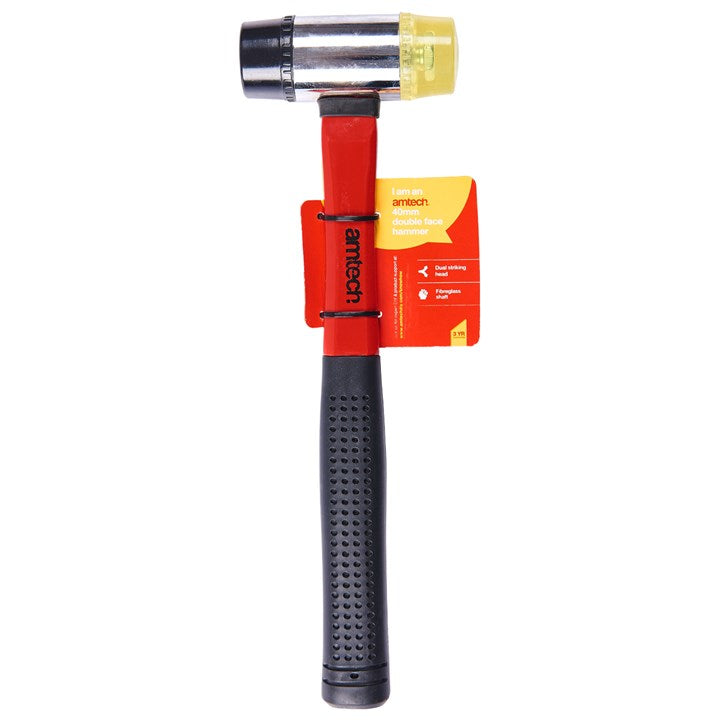 Amtech 40mm (1.6") Panel beating hammer with fibreglass shaft A1450FG