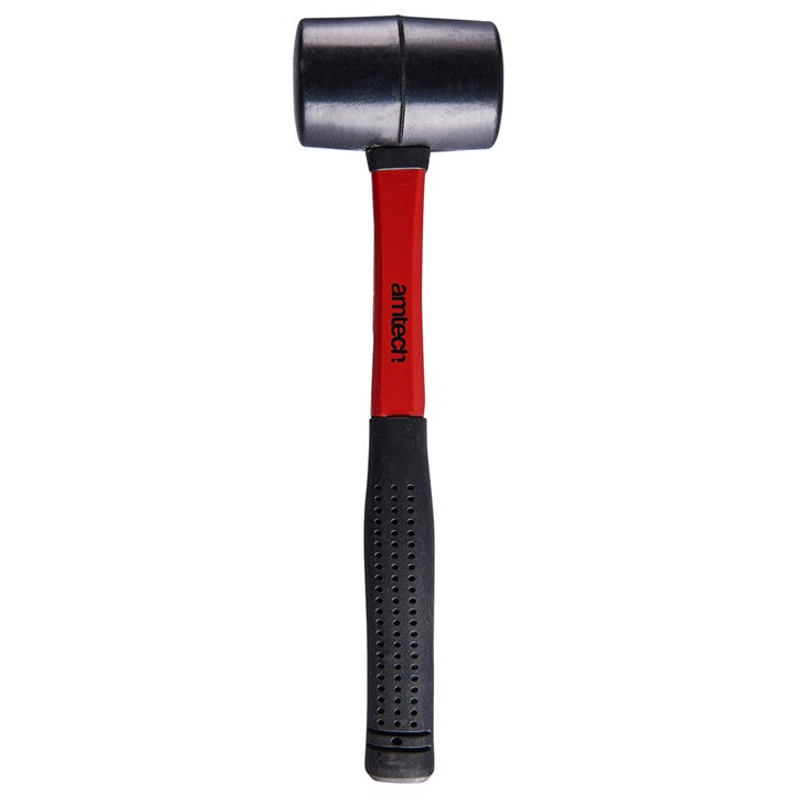 Amtech 8oz (225g) Black rubber mallet with fibreglass shaft A1575