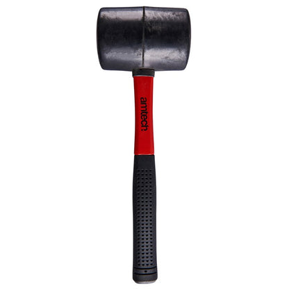 Amtech 32oz (900g) Black rubber mallet with fibreglass shaft A1585