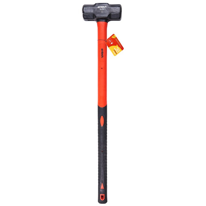 Amtech 2.7kg (6lb) Sledge hammer with long fibreglass shaft A2150