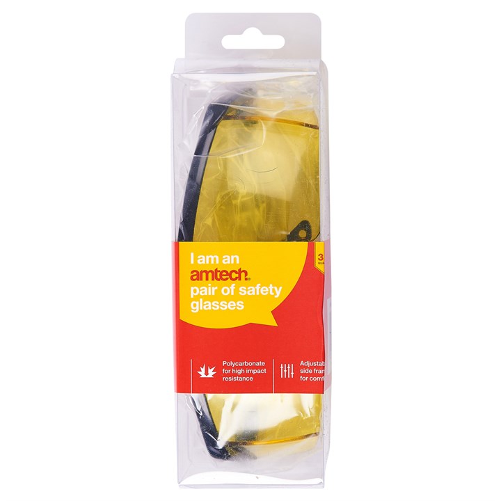 Amtech Safety glasses with yellow lenses A3560