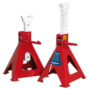 Sealey Auto Rise Ratchet Axle Stands (Pair) 10tonne Capacity per Stand AAS10000