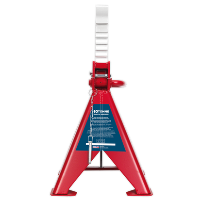 Sealey Auto Rise Ratchet Axle Stands (Pair) 10tonne Capacity per Stand AAS10000