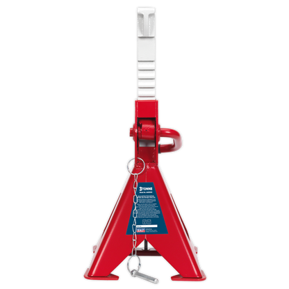 Sealey Auto Rise Ratchet Axle Stands (Pair) 3tonne Capacity per Stand AAS3000