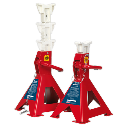 Sealey Auto Rise Ratchet Axle Stands (Pair) 3tonne Capacity per Stand AAS3000