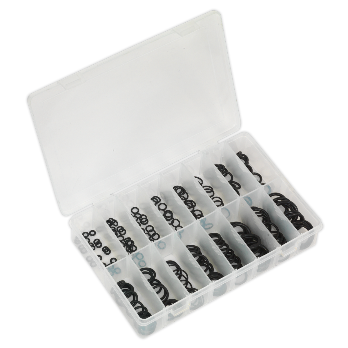 Sealey 225pc Rubber O-Ring Assortment - Metric AB004OR