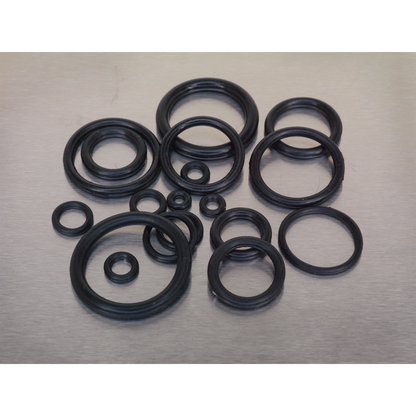 Sealey 225pc Rubber O-Ring Assortment - Metric AB004OR