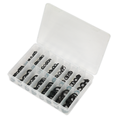 Sealey 225pc Rubber O-Ring Assortment - Metric AB004OR