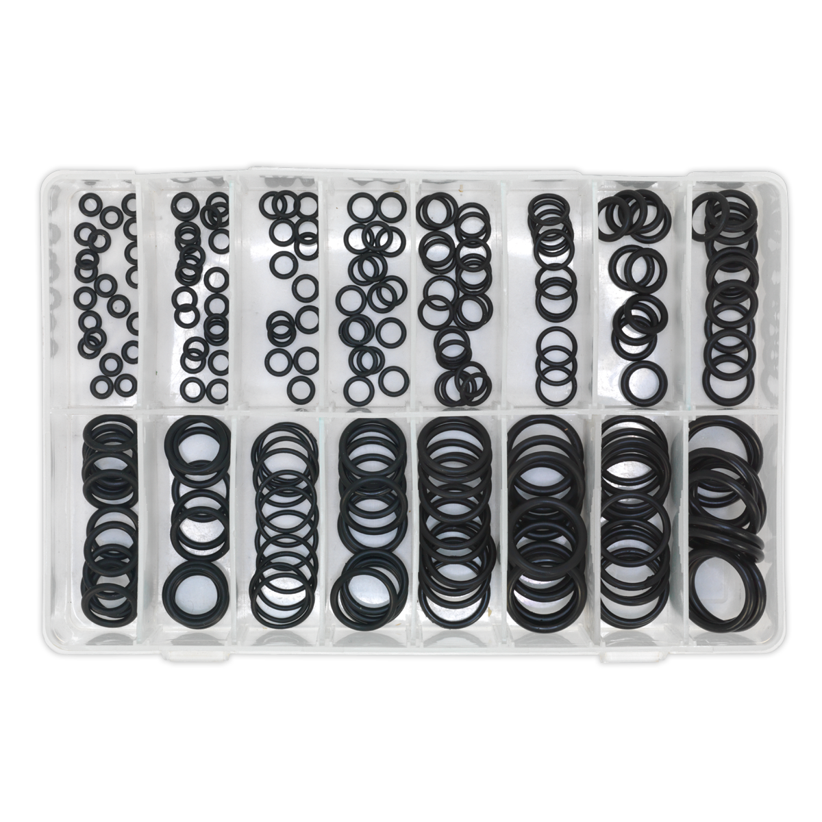 Sealey 225pc Rubber O-Ring Assortment - Metric AB004OR