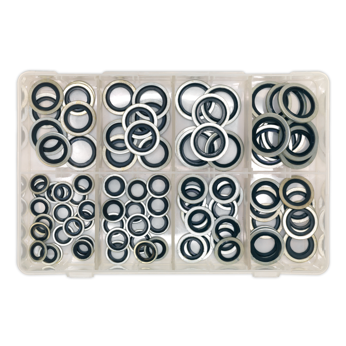 Sealey 88pc Bonded Seals Assortment - Metric AB010DS