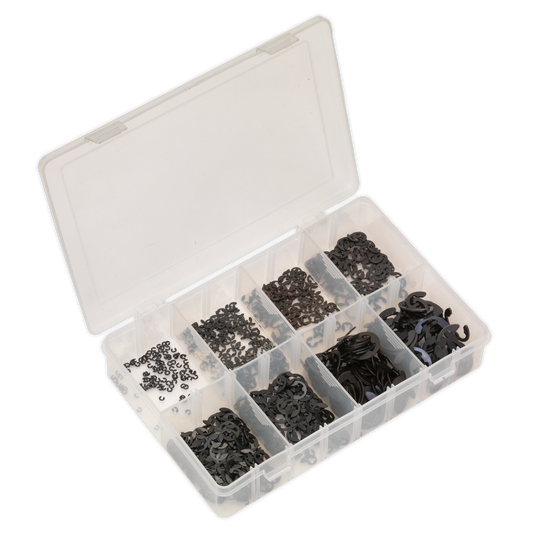 Sealey 800pc E-Clip Retainer Assortment - Metric AB012ER
