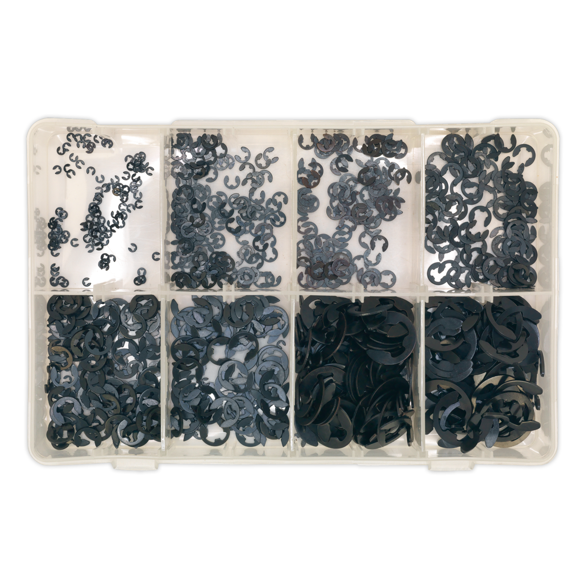 Sealey 800pc E-Clip Retainer Assortment - Metric AB012ER