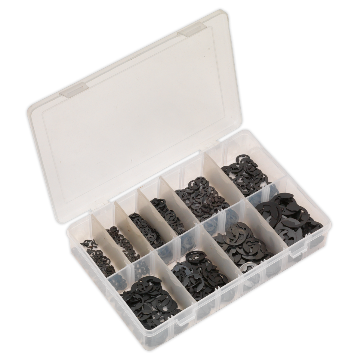 Sealey 800pc E-Clip Retainer Assortment - Imperial AB013ER