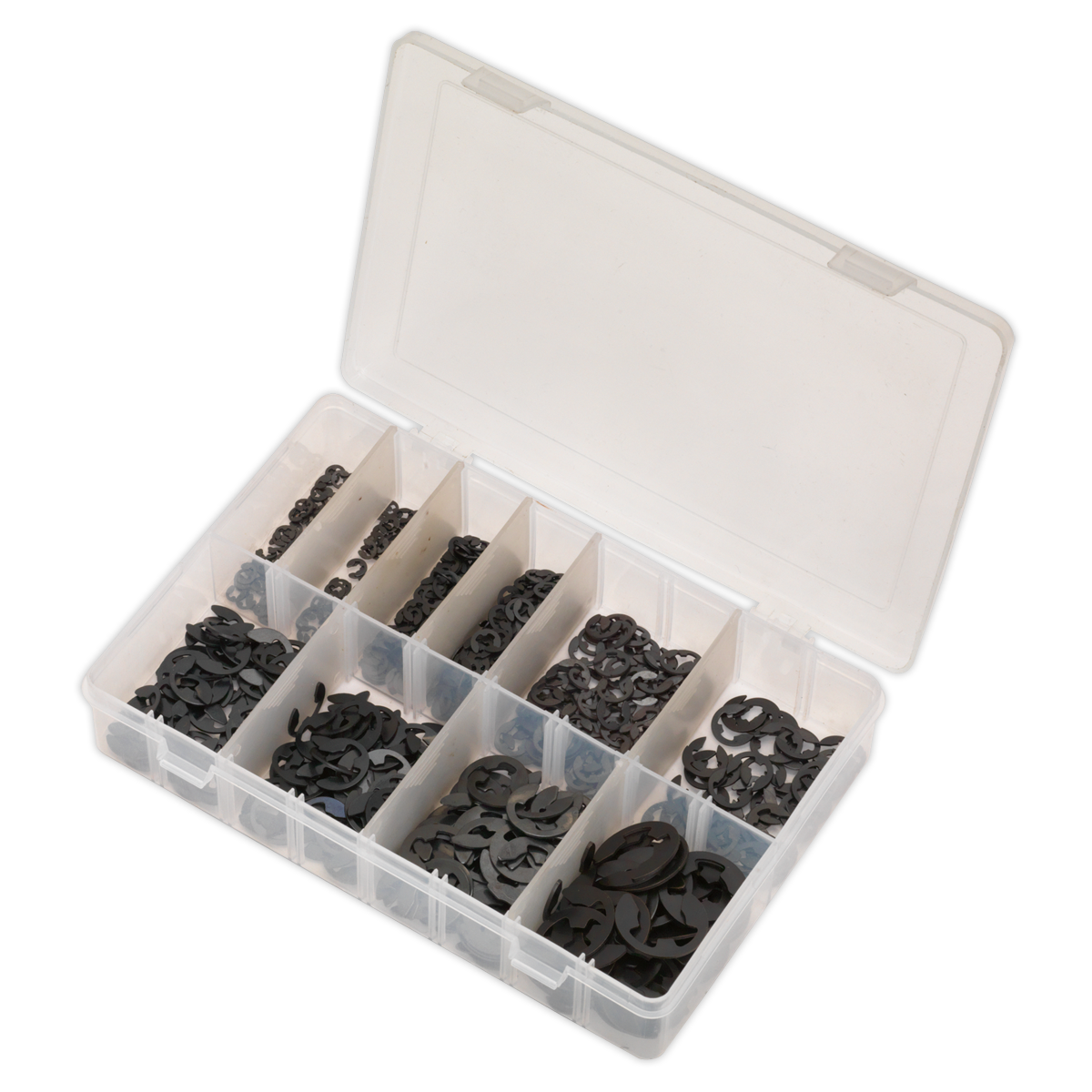 Sealey 800pc E-Clip Retainer Assortment - Imperial AB013ER