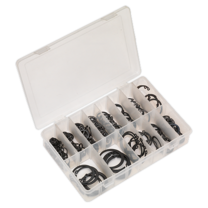 Sealey 200pc Internal/External Circlip Assortment - Metric AB017CC
