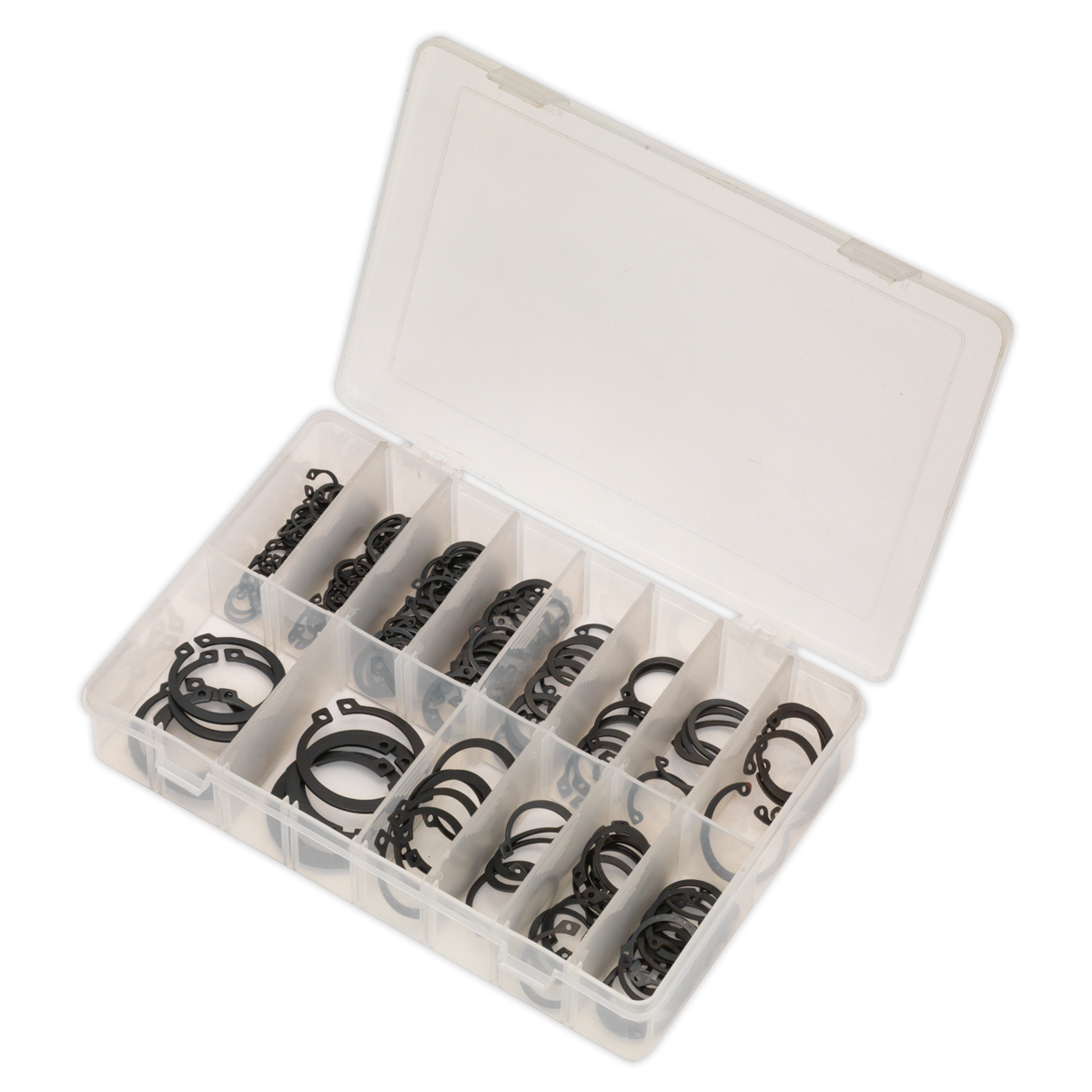 Sealey 200pc Internal/External Circlip Assortment - Metric AB017CC