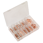 Sealey 250pc Copper Sealing Washer Assortment - Metric AB020CW