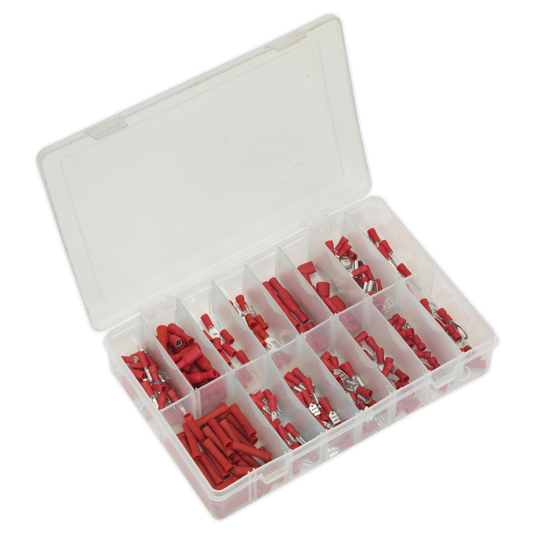Sealey 260pc Red Crimp Terminal Assortment AB039RT