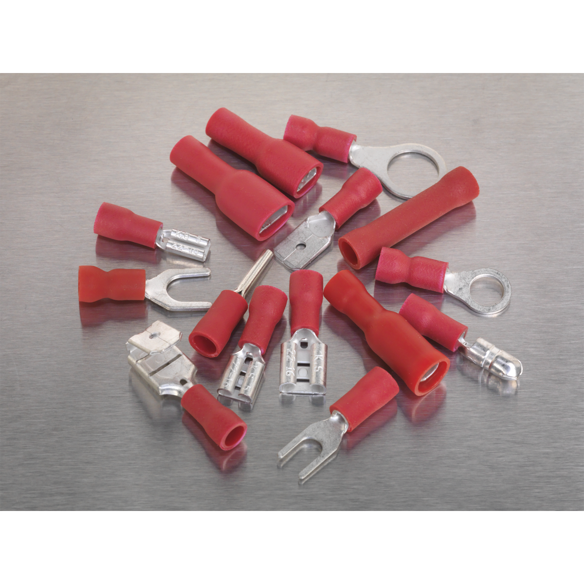 Sealey 260pc Red Crimp Terminal Assortment AB039RT