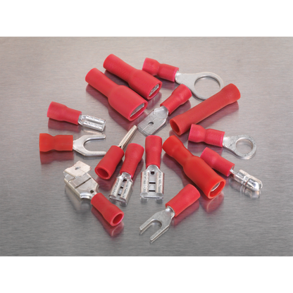Sealey 260pc Red Crimp Terminal Assortment AB039RT