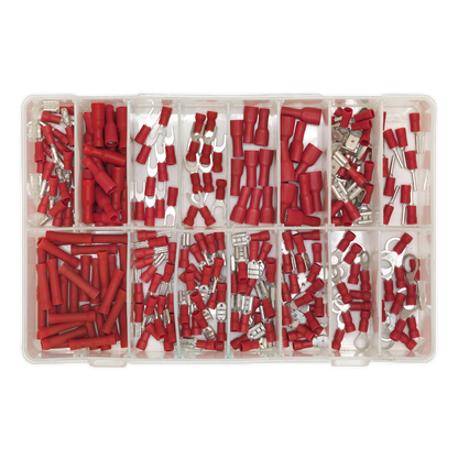 Sealey 260pc Red Crimp Terminal Assortment AB039RT