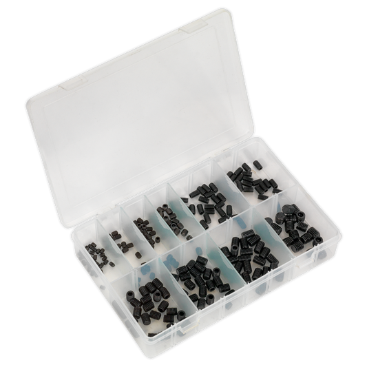 Sealey 250pc Grub Screw Assortment DIN 916 - M4-M10 AB045GS