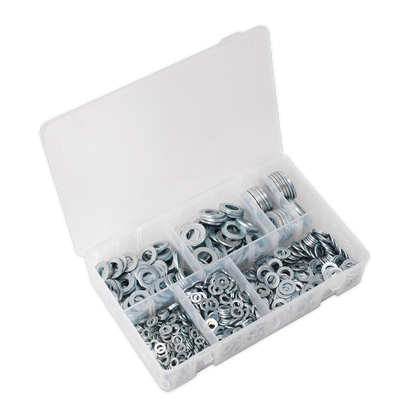 Sealey 1070pc Form A Flat Washer Assortment - M5-M16 AB055WA