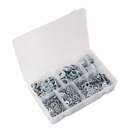 Sealey 1070pc Form A Flat Washer Assortment - M5-M16 AB055WA