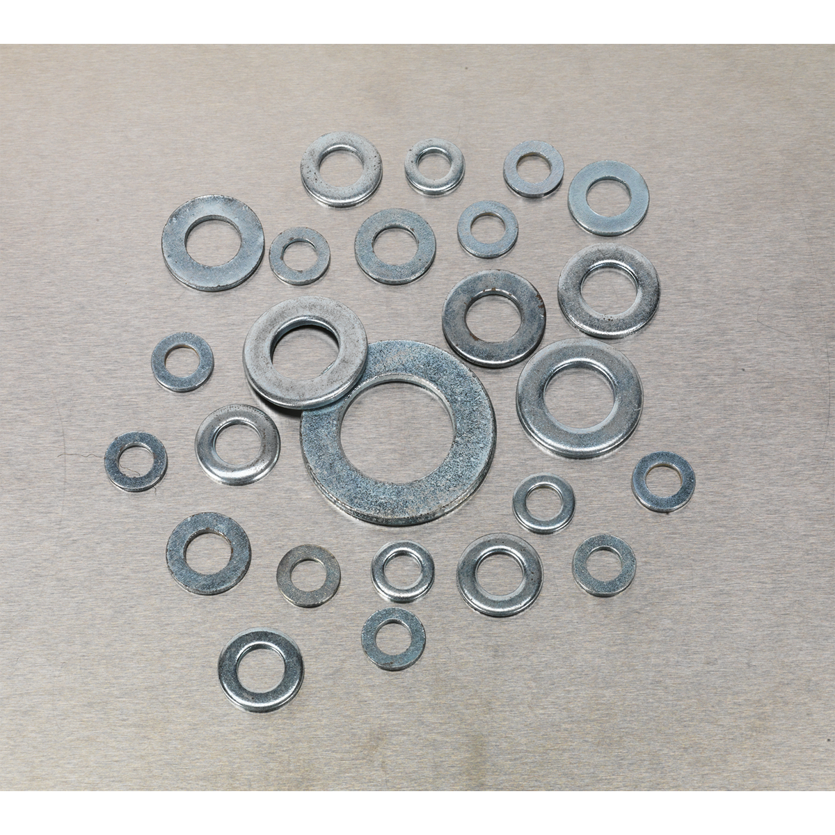 Sealey 495pc Form C Flat Washer Assortment BS 4320 - M6-M24 AB056WC
