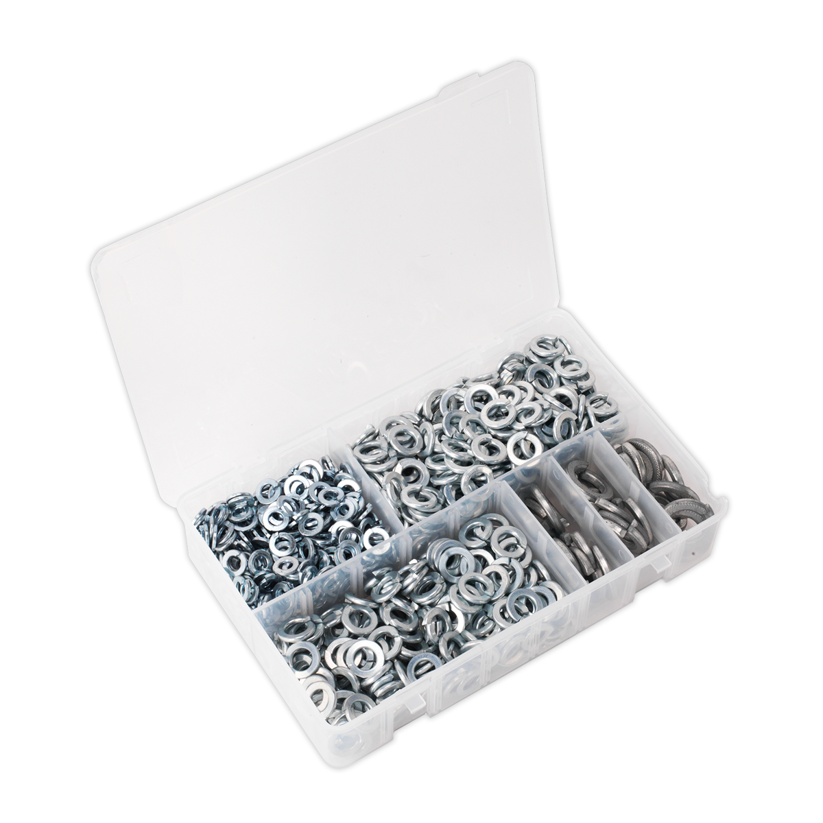 Sealey 1010pc Spring Washer Assortment DIN 127B - M6-M16 AB058SW