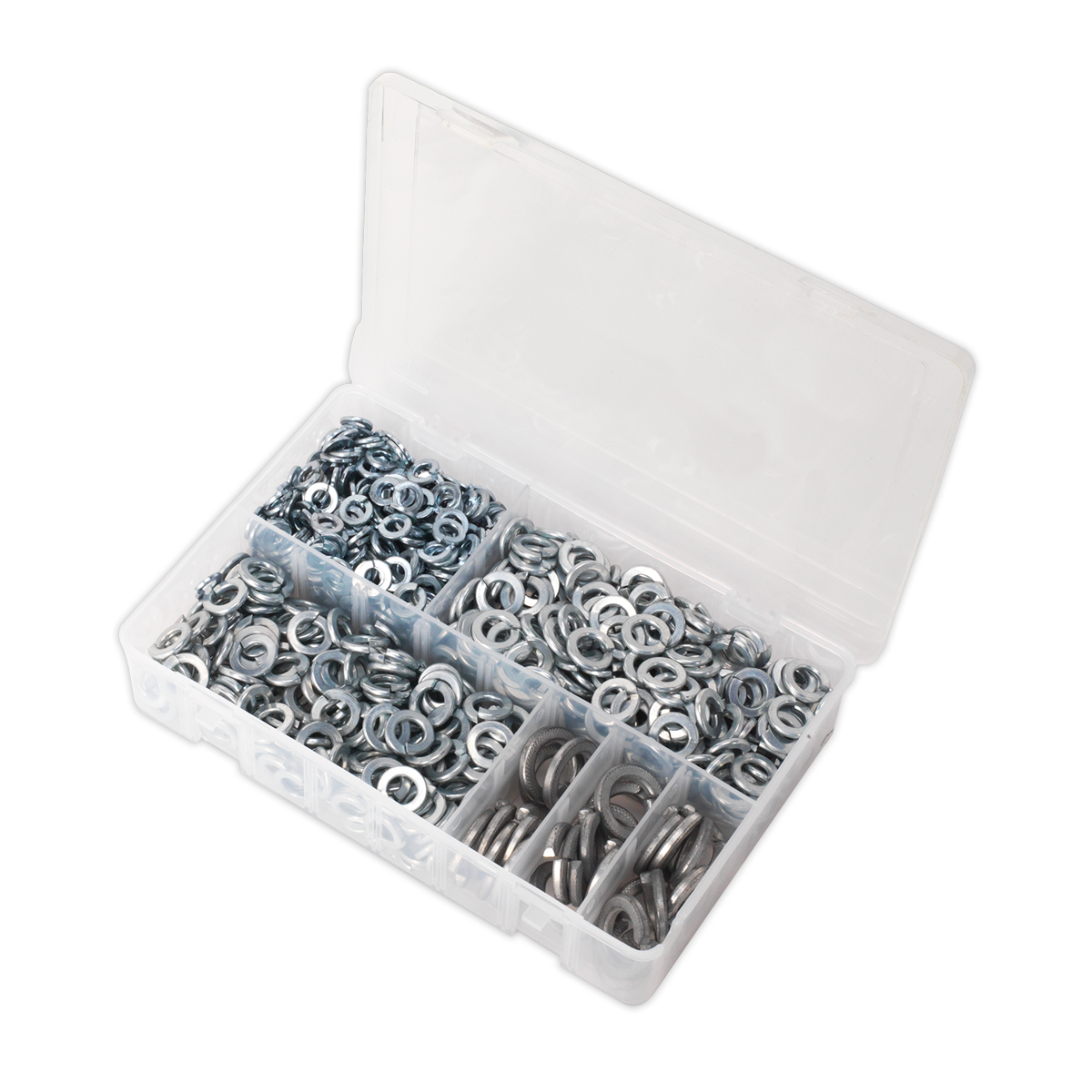 Sealey 1010pc Spring Washer Assortment DIN 127B - M6-M16 AB058SW