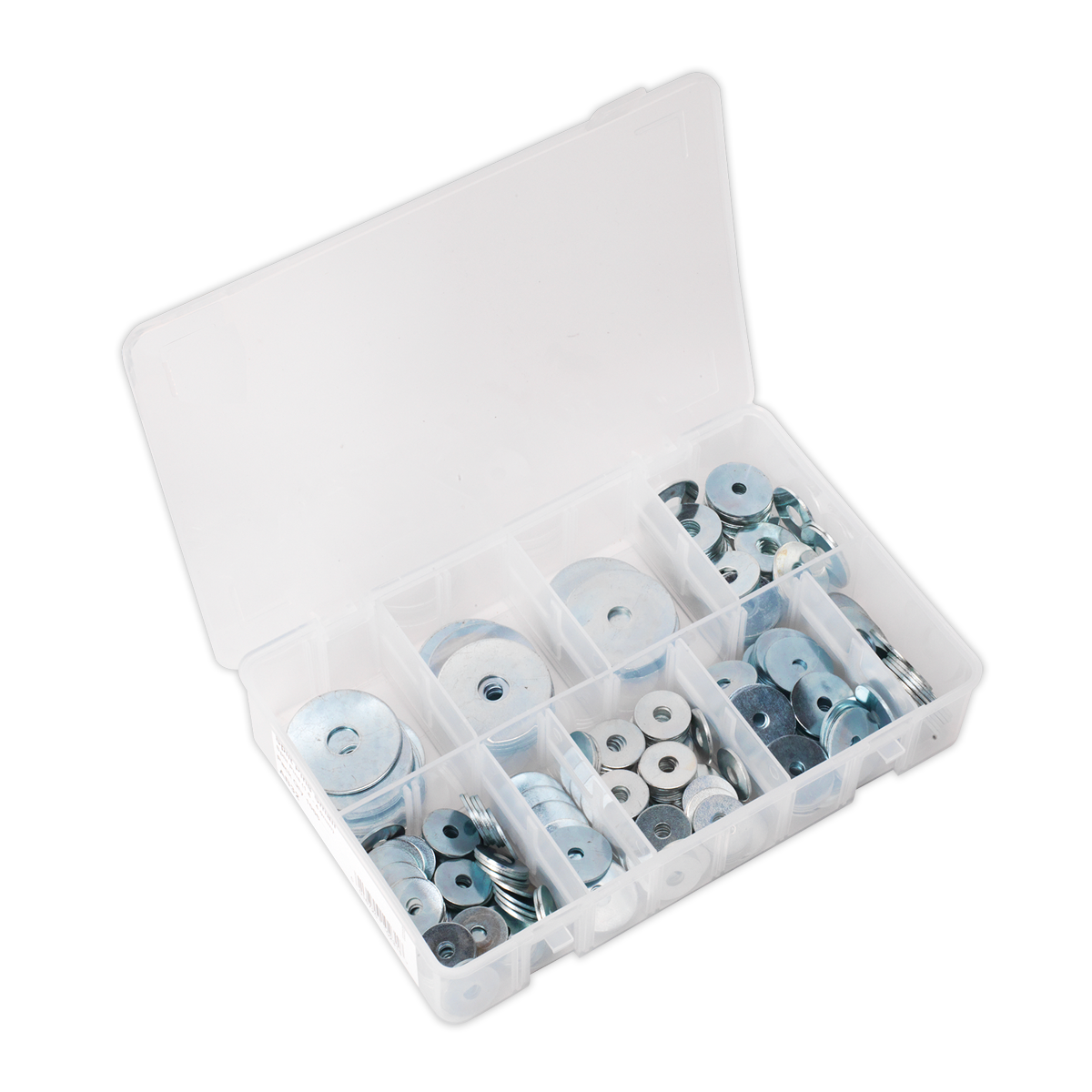 Sealey 240pc Zinc Plated Repair Washer Assortment - M5-M10 AB059RW