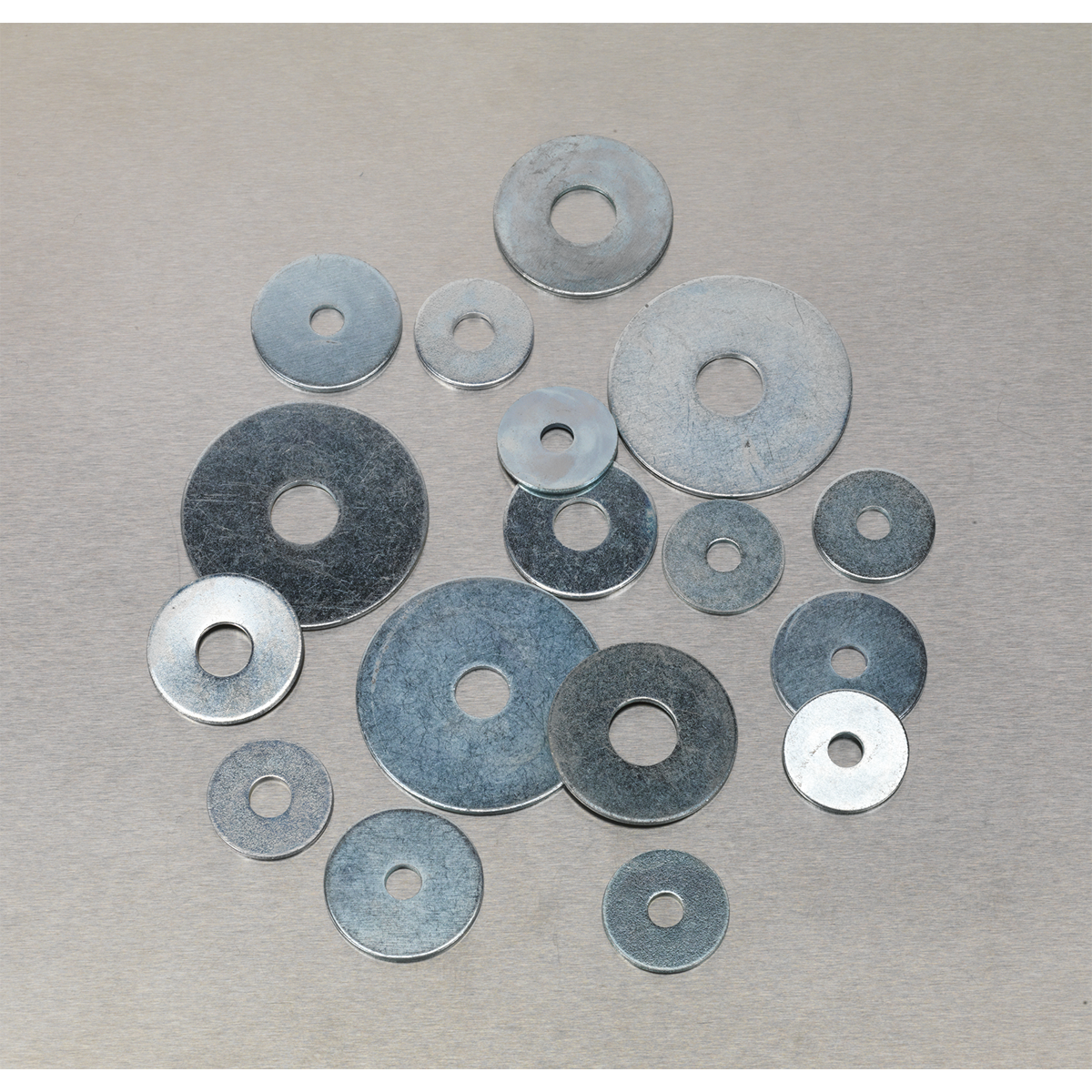 Sealey 240pc Zinc Plated Repair Washer Assortment - M5-M10 AB059RW