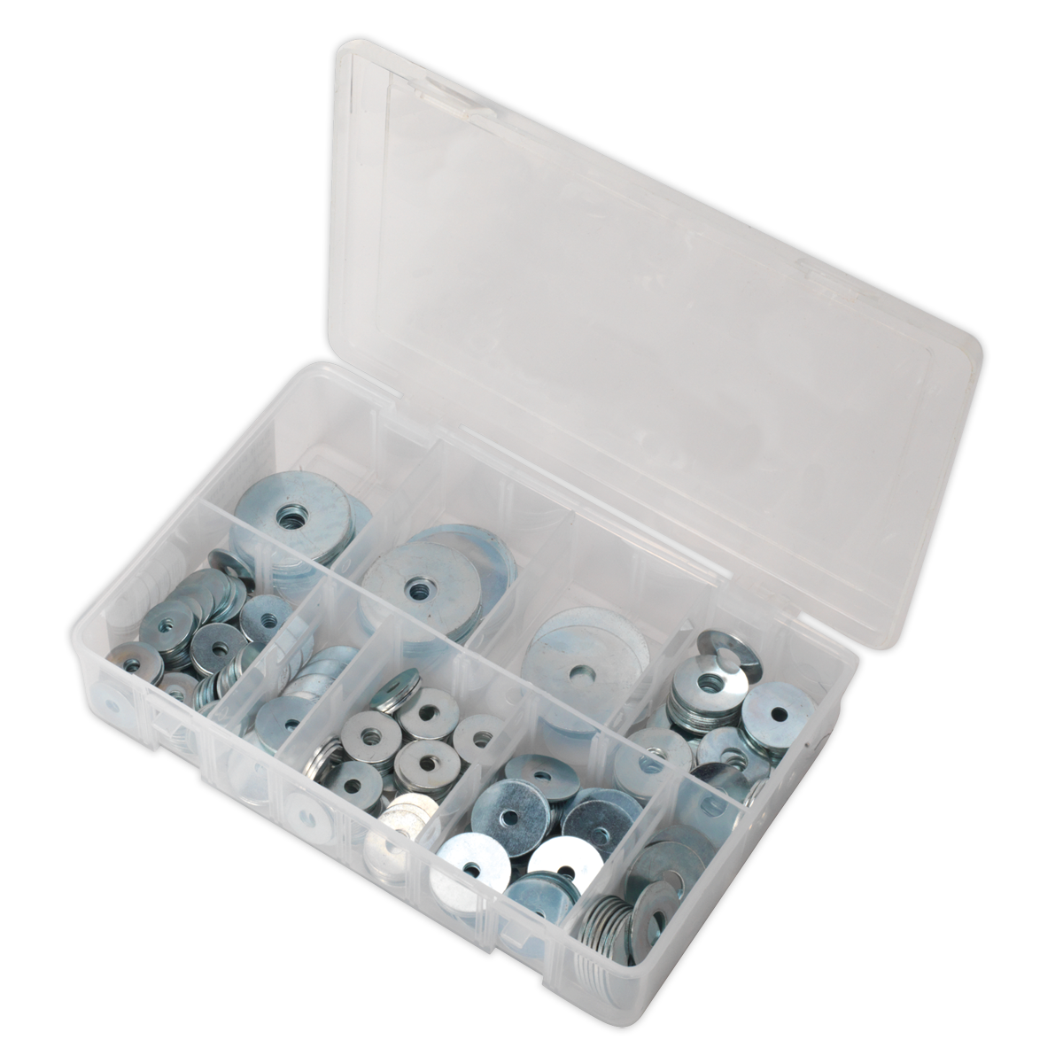 Sealey 240pc Zinc Plated Repair Washer Assortment - M5-M10 AB059RW