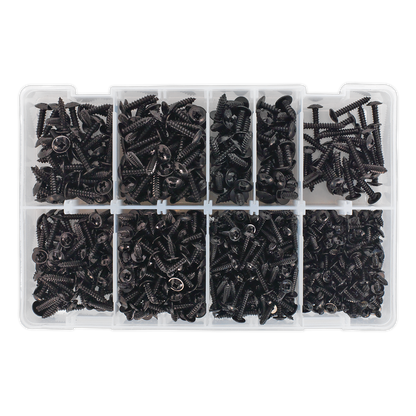 Sealey 700pc Self Tapping Flanged Head Screw Assortment AB066STBK