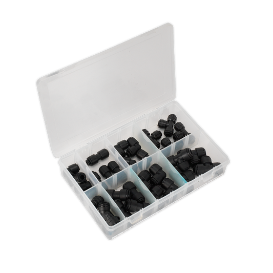 Sealey 32pc Speedfit® Pneumatic Coupling Assortment - Ø6 & Ø8mm Metric AB069JG