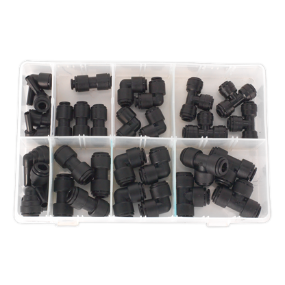 Sealey 32pc Speedfit® Pneumatic Coupling Assortment - Ø6 & Ø8mm Metric AB069JG