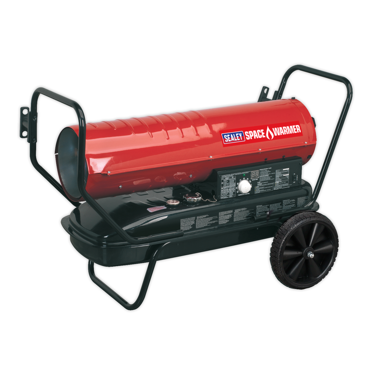 Sealey 100,000Btu/hr Space Warmer® Paraffin/Kerosene/Diesel Heater with Wheels AB1008