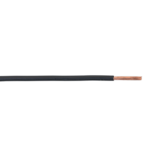 Sealey 50m 28/0.30mm Thin Wall Automotive Cable - Black AC2830BK