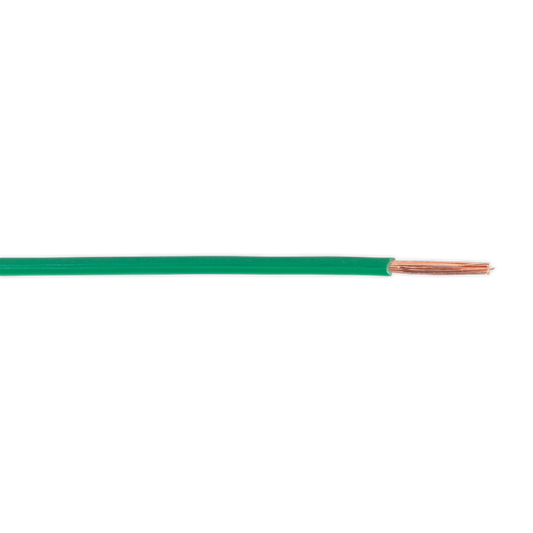 Sealey 50m 28/0.30mm Thin Wall Automotive Cable - Green AC2830GR