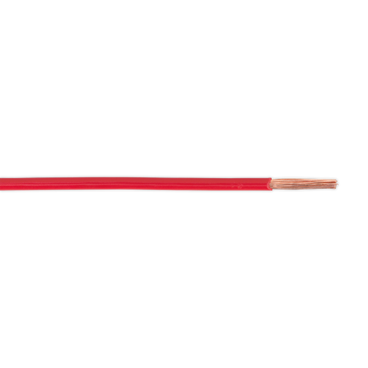 Sealey 50m 28/0.30mm Thin Wall Automotive Cable - Red AC2830RE