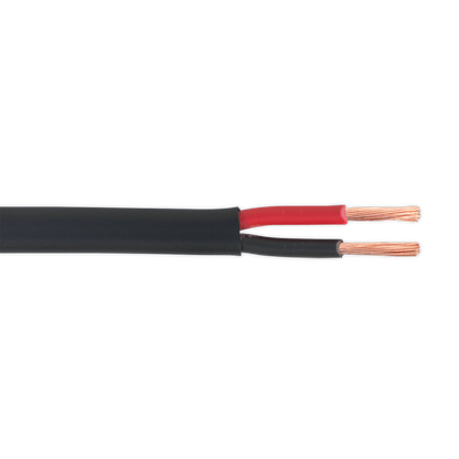 Sealey 30m 28/0.30mm Thick Wall Flat Twin Automotive Cable - Black AC2830TWTK