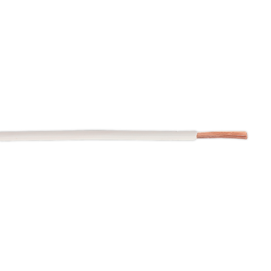 Sealey 50m 28/0.30mm Thin Wall Automotive Cable - White AC2830WH