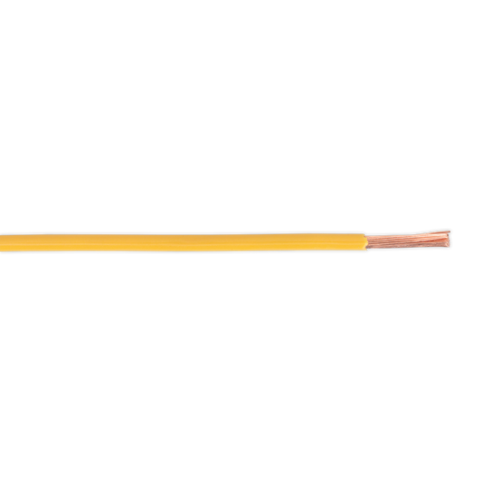 Sealey 50m 28/0.30mm Thin Wall Automotive Cable - Yellow AC2830YE